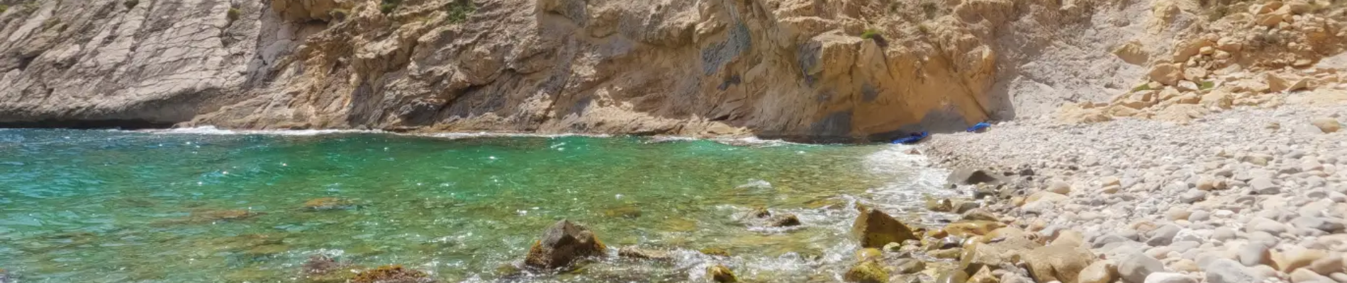 Cala Gasparet, al pie del Morro de Toix